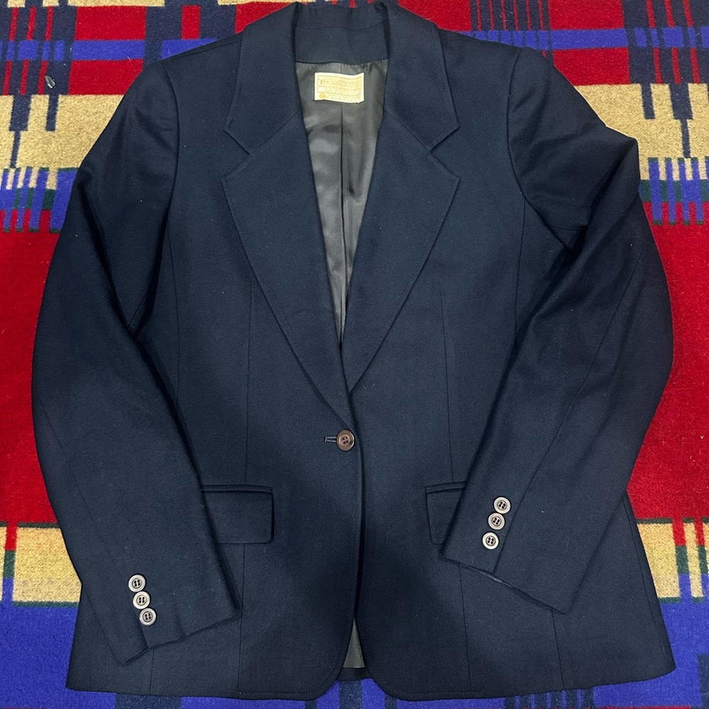 Vintage Pendleton Dark Blue Women's Blazer